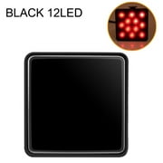 Fule 1x Car Brake Light 2/15LED Brake Light DRL Trailer Truck Hitch Cover Fit Brake Lights Accessories Trailer Hitch Cover